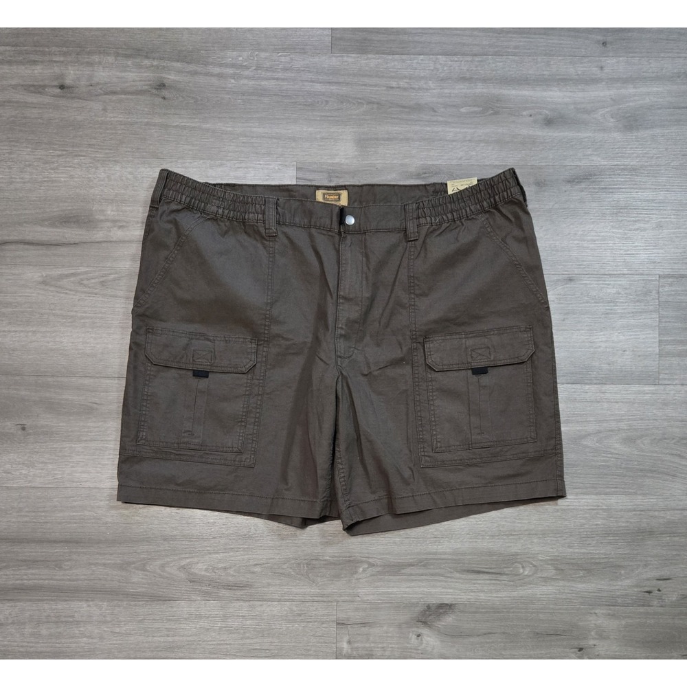FOUNDRY Shorts Men's 54 Comfort Stretch Cargo Ripstop Brown NWT